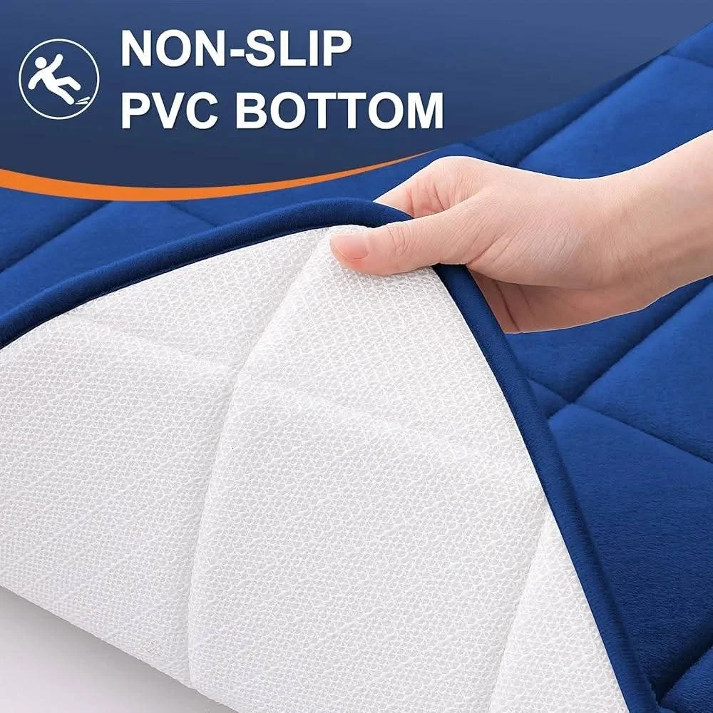 Navy Blue Bath Mat